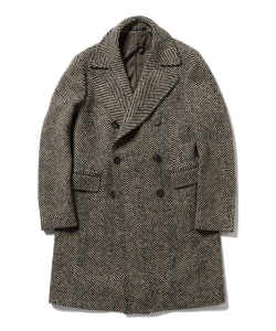 ▲TAGLIATORE / RICH ネップヘリンボーン ダブルブレストコート