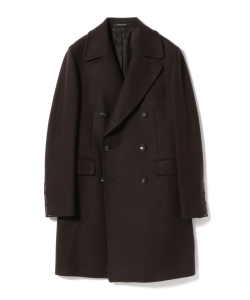 ▲TAGLIATORE / ジャカード ダブルブレステッド チェスターコート