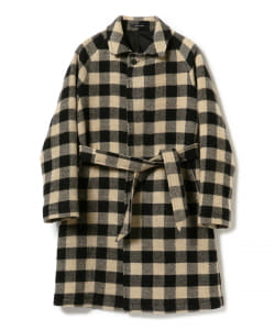 ▲TAGLIATORE / SALOMON ブロックチェック バルカラーコート