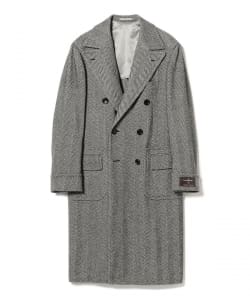 Ermenegildo Zegna ミックスファブリック ダブルブレスト コート