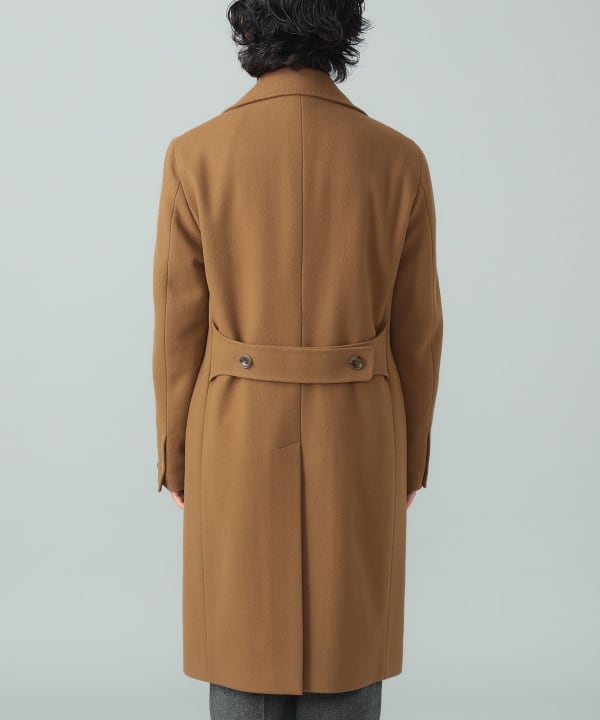 <極美品>TAGLIATORE×ブリッラRICH ブラウン ダブルポロコート44 Brilla per il gusto（ブリッラ ペル イル グスト）【別注