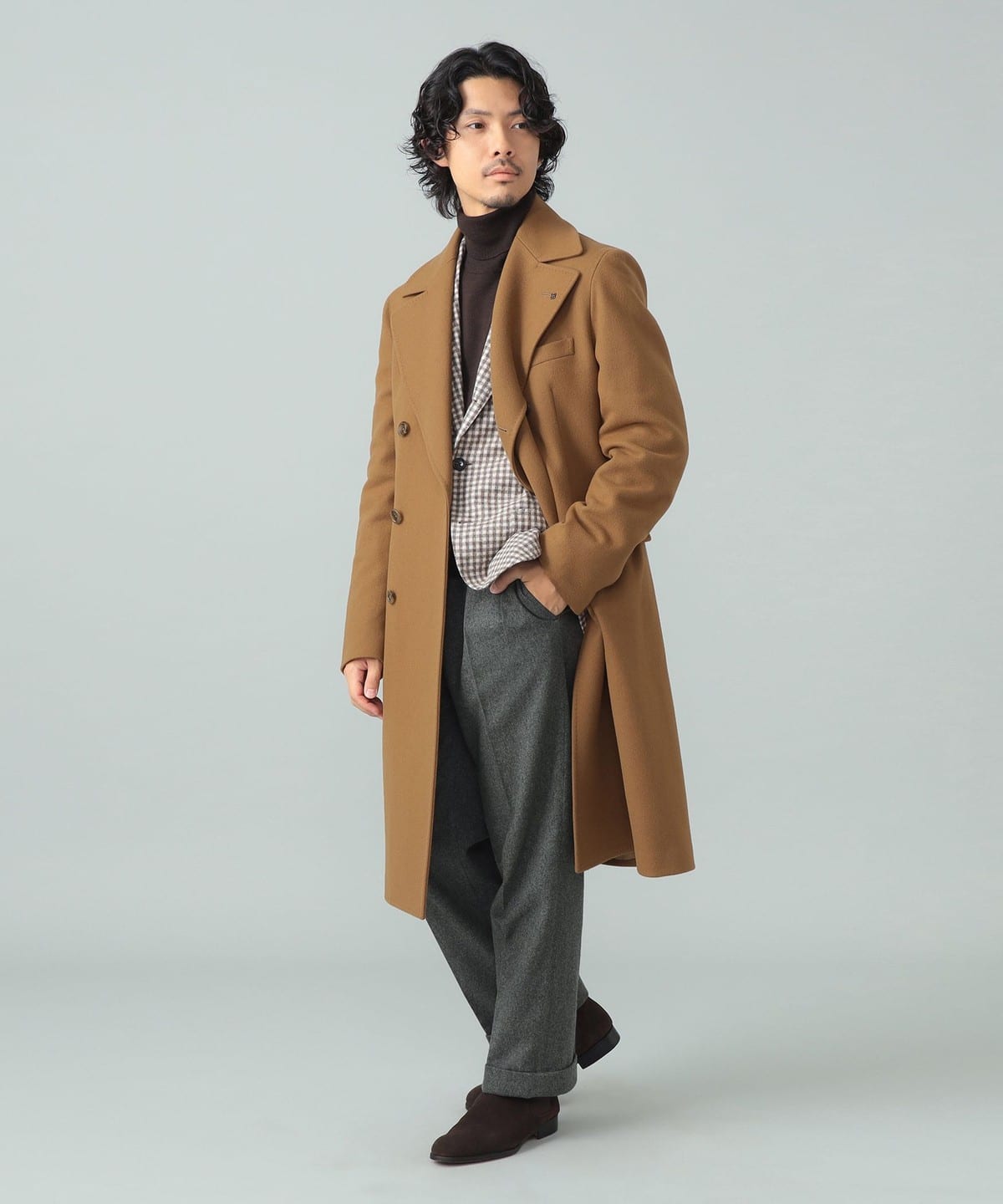 タイムセールTAGLIATORE×Brilla ダブルコート 46 別注 タイムセールTAGLIATORE×Brilla ダブルコート 46 別注