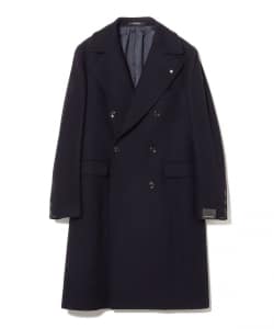 【別注】TAGLIATORE / RICH ソフトメルトン ソリッド ダブルブレストコート