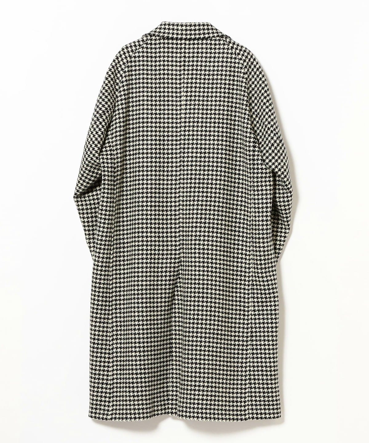 ブリッラペルイルグスト バフカラーコート ハウンドトゥース ロングコート 44 Brilla per il gusto（ブリッラ ペル イル グスト）【別注