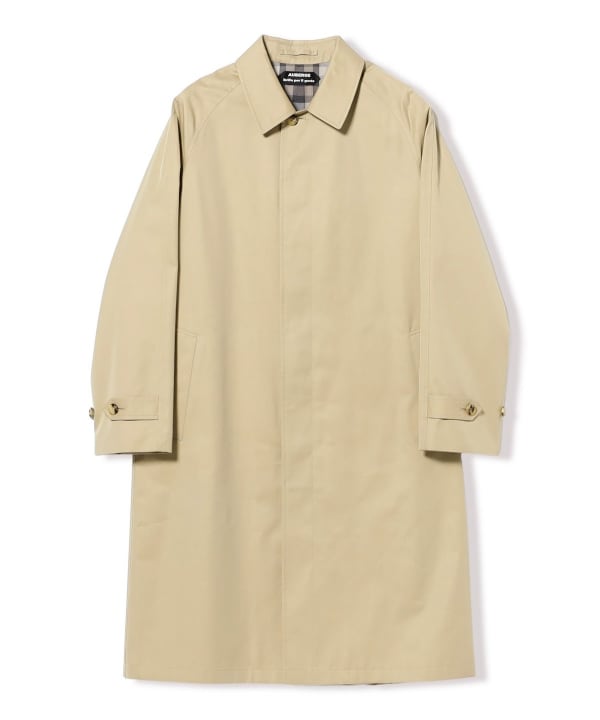 【別注】AUBERGE × Brilla per il gusto / コットン ステンカラーコート