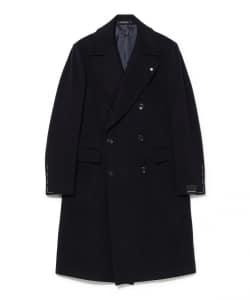 【別注】TAGLIATORE / RICH ウール ソリッド ダブルブレストコート