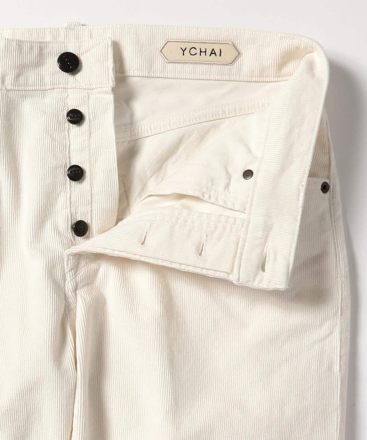 【新品】YCHAIイカイ28ロブスト　オフホワイト　コーデュロイパンツ YCHAI イカイ コーデュロイ ストレッチパンツ ロブスト ROBUSTO