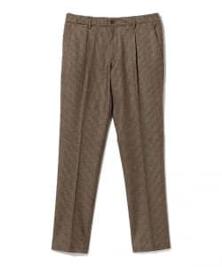 【別注】BRIGLIA 1949 / ISOLA ハウンドトゥース 1プリーツ イージーパンツ