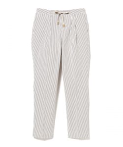 ▲DEVORE Incipit / 別注 ブラウンストライプ イージー スラックス