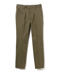 ▲entre amis / コットンストレッチ1プリーツスラックス◎