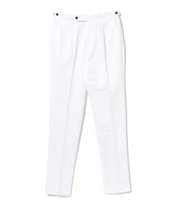 ▲BERWICH / 別注 BtoB コットンツイル 1プリーツ サイドアジャスタースラックス