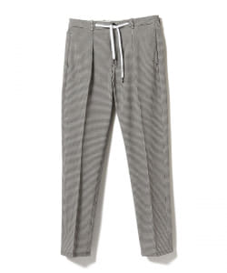 CIRCOLO1901 × Brilla per il gusto / 別注 ミニハウンドトゥース 1プリーツ ドローコード スラックス