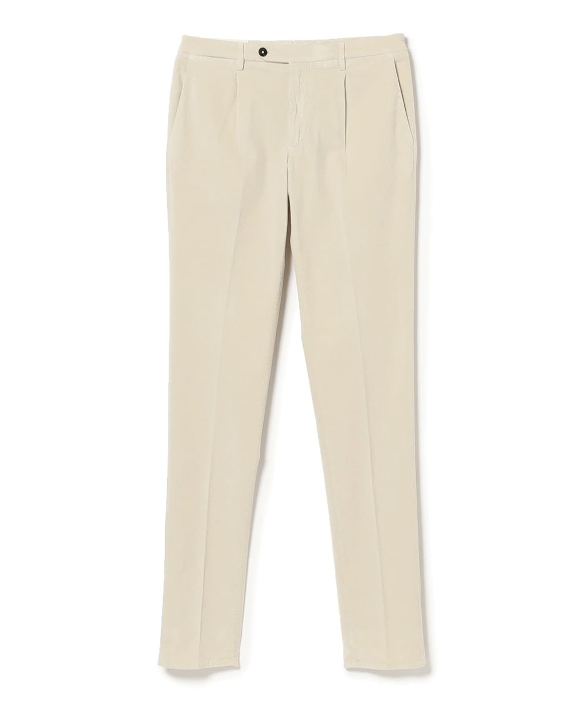 【別注】BRIGLIA 1949 ブリリア / BG21 コットン コーデュロイ 1プリーツ スラックス パンツ MEN BEIGE/103 48