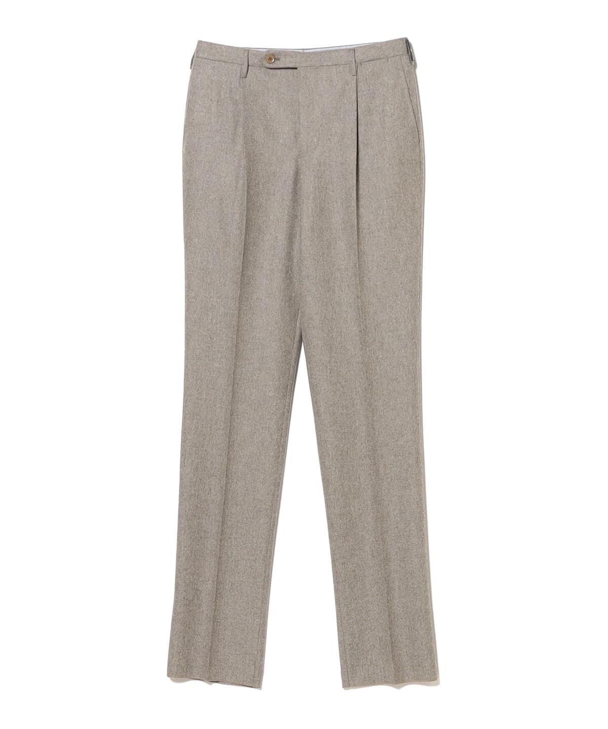 【別注】ROTA ロータ / 581 ウール フラノ 1プリーツ スラックス パンツ MEN BEIGE/74 42 【別注】ROTA ロータ / 581 ウール フラノ 1プリーツ スラックス パンツ MEN BEIGE/74 42