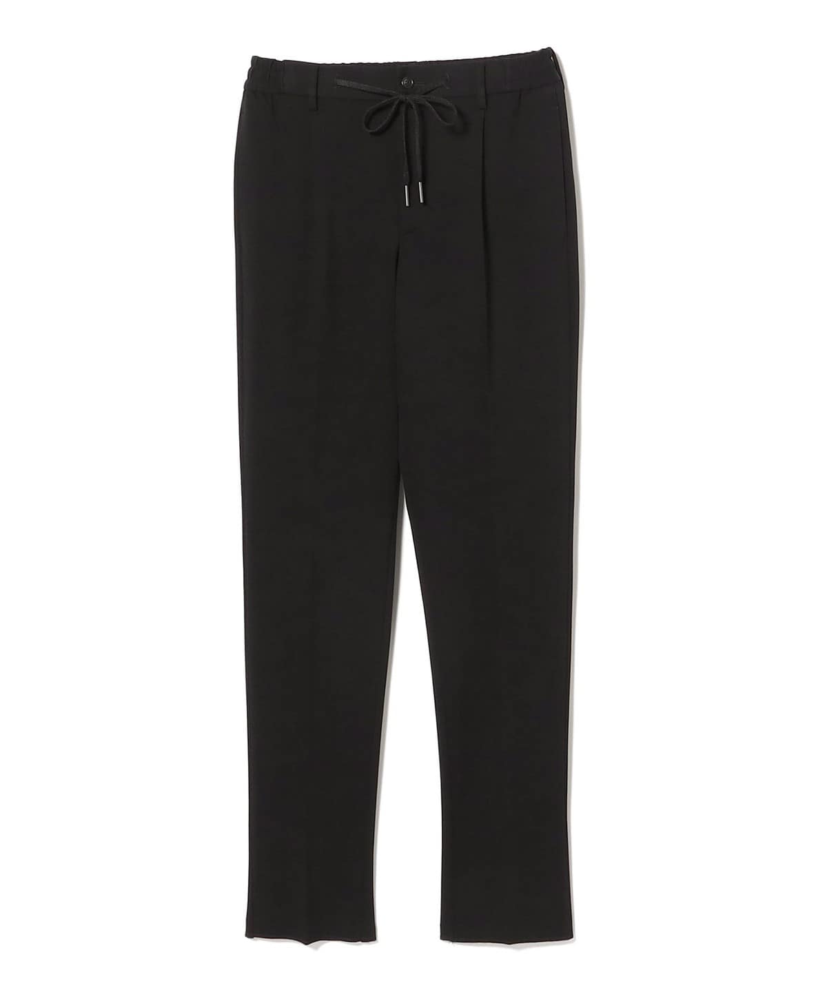 TAGLIATORE タリアトーレ / ミックスファブリック ジャージ ドローコード スラックス パンツ MEN BLACK/N3484 50 TAGLIATORE タリアトーレ / ミックスファブリック ジャージ ドローコード スラックス パンツ MEN BLACK/N3484 50