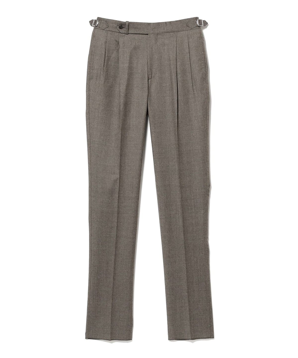 【別注】MASSIMO CORRADO / ウールサキソニー 2プリーツ サイドアジャスター スラックス パンツ MEN GREY/13 42 【別注】MASSIMO CORRADO / ウールサキソニー 2プリーツ サイドアジャスター スラックス パンツ MEN GREY/13 42