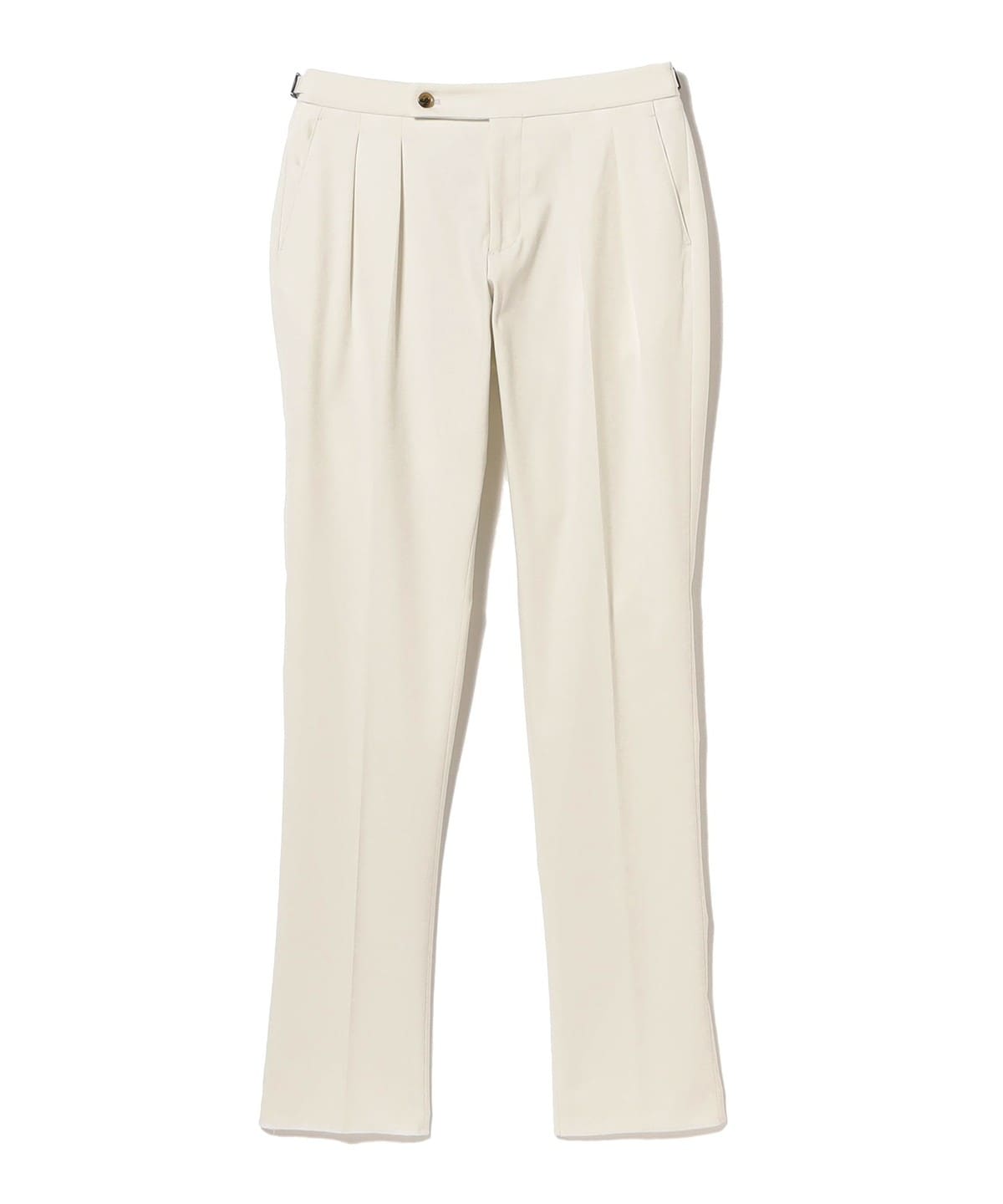 【別注】BERWICH ベルウィッチ / SCOTCH ポリエステル レーヨン フランネル スラックス パンツ MEN WHITE 48 【別注】BERWICH ベルウィッチ / SCOTCH ポリエステル レーヨン フランネル スラックス パンツ MEN WHITE 48
