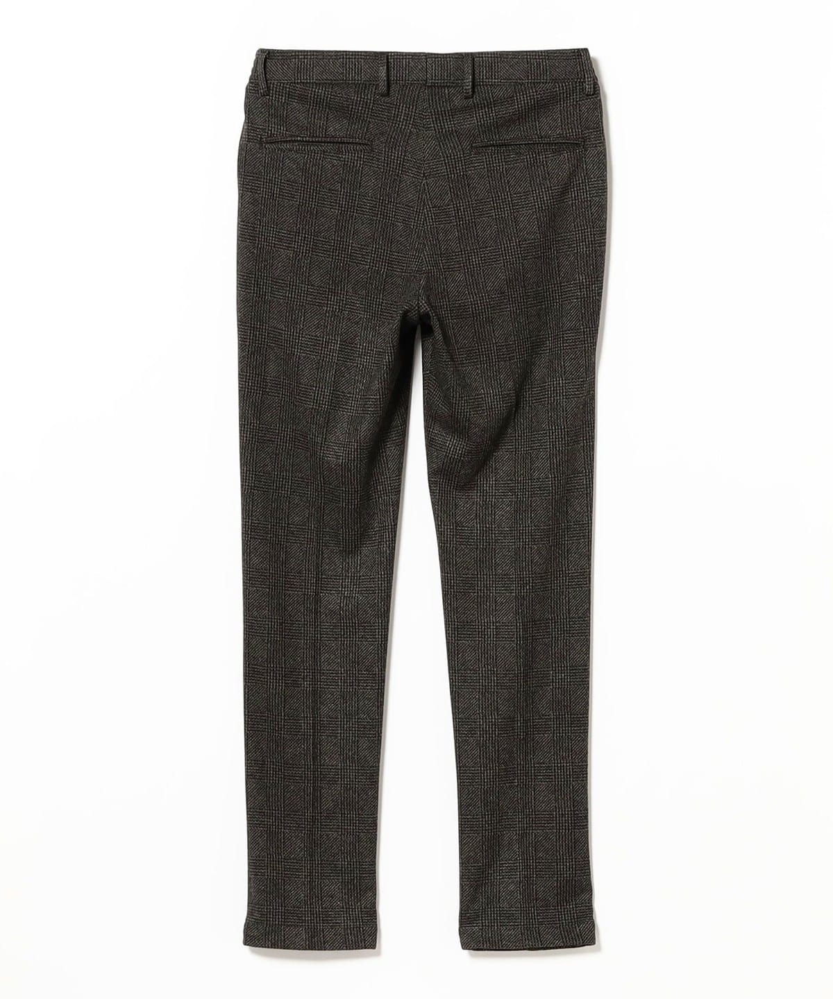 c*a様 ミックスファブリック グレンチェック柄 1プリーツ ドローコード