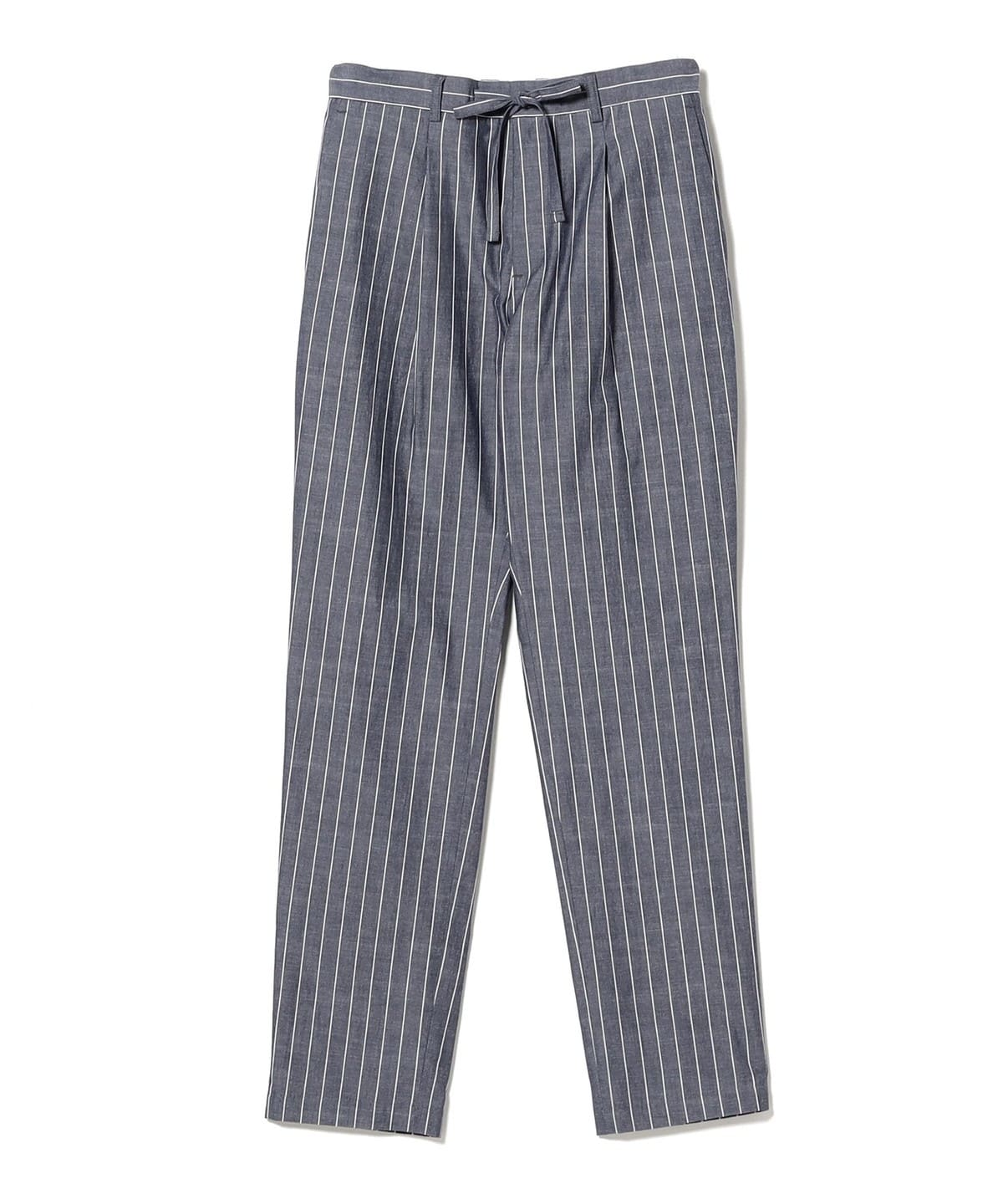 コットン ネイビーストライプ イージーパンツ パンツ MEN NAVY 50 コットン ネイビーストライプ イージーパンツ パンツ MEN NAVY 50