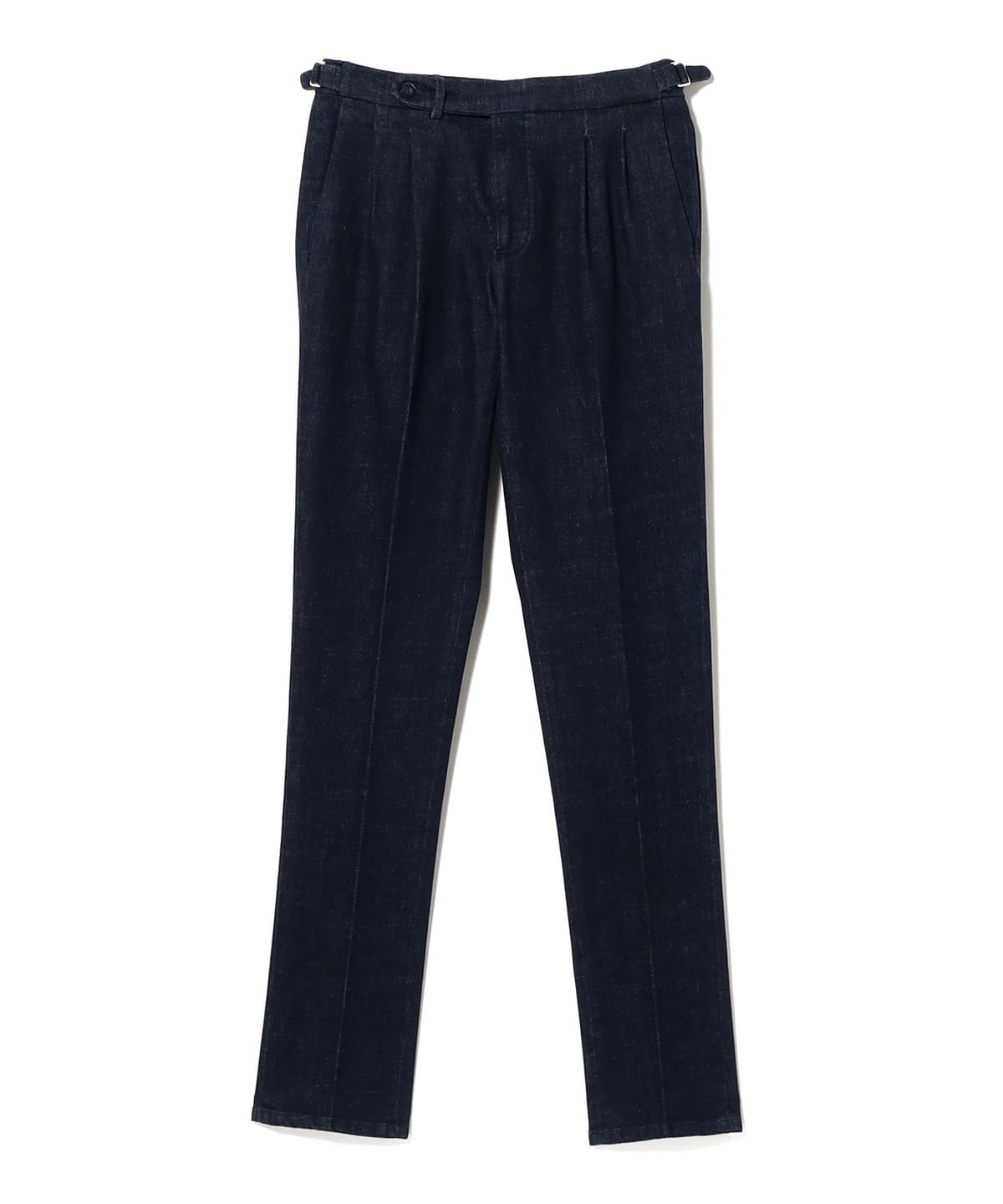 【別注】BRIGLIA 1949 ブリリア / デニム サイドアジャスター 2プリーツ スラックス パンツ MEN INDIGO/51 46 【別注】BRIGLIA 1949 ブリリア / デニム サイドアジャスター 2プリーツ スラックス パンツ MEN INDIGO/51 46