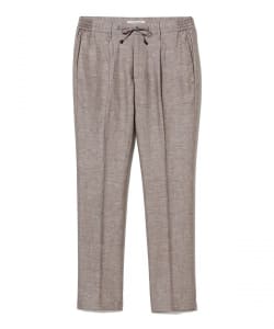 【別注】giabsarchivio / MASACCIO ミックスファブリック 1プリーツ ドローコード スラックス