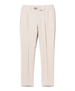 【別注】giabsarchivio / MASACCIO ミックスファブリック ジャージ 1プリーツ ドローコード スラックス