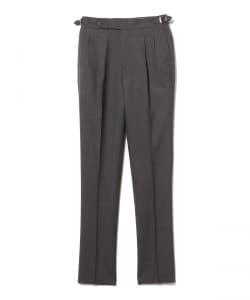 【別注】MASSIMO CORRADO / ウール サイドアジャスター 2プリーツ スラックス