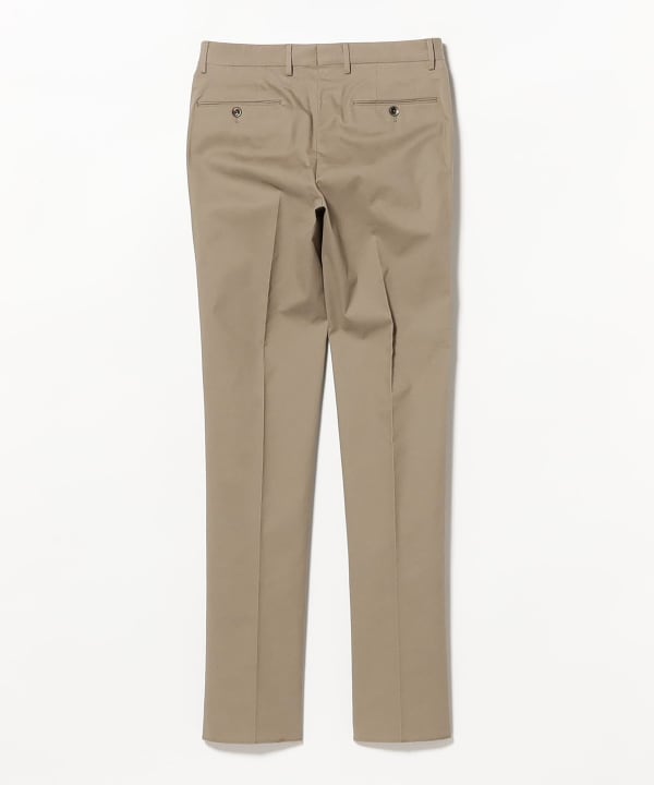 PT TORINO / Slim Fit 1-Pleat Cotton Trousers