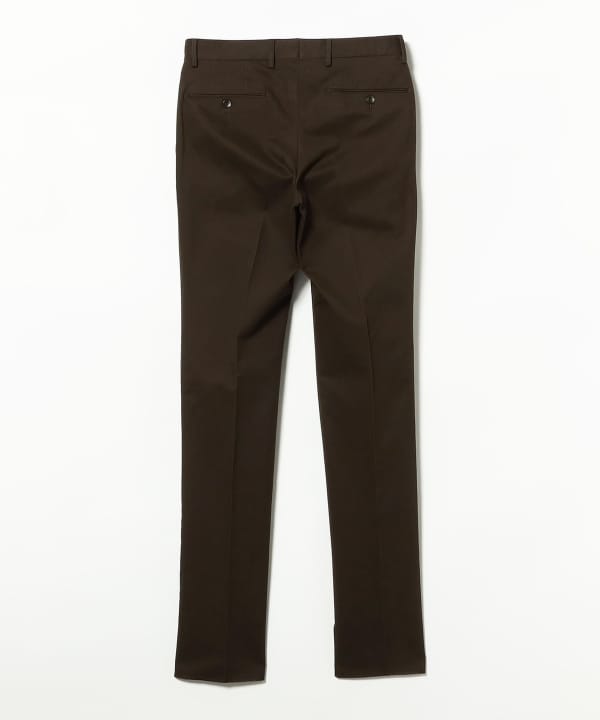 PT TORINO / Slim Fit 1-Pleat Cotton Trousers