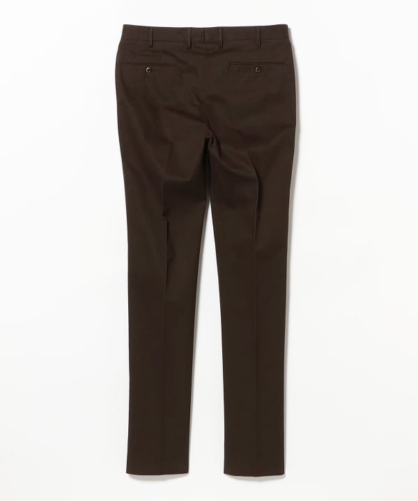 PT TORINO / Slim Fit 1-Pleat Cotton Trousers