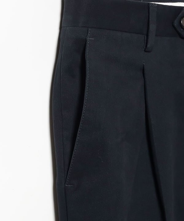 PT TORINO / Slim Fit 1-Pleat Cotton Trousers