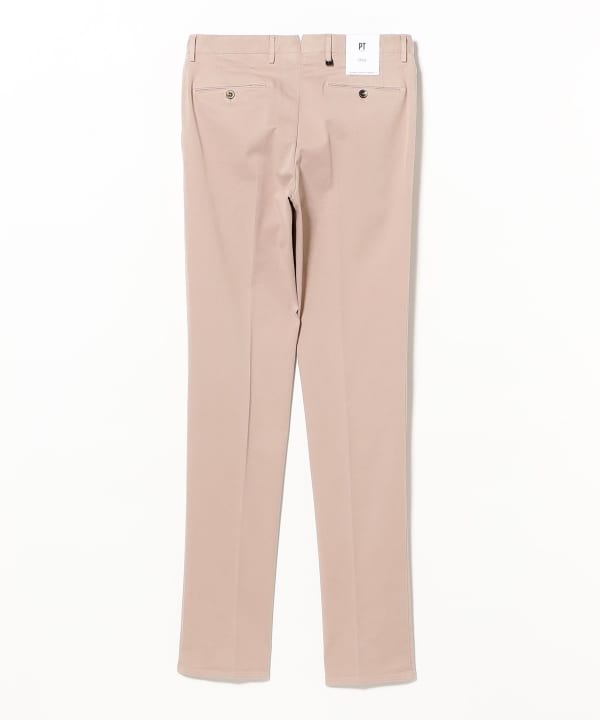 PT TORINO / NEW BERLIN コットン ストレッチ ノープリーツ スラックス