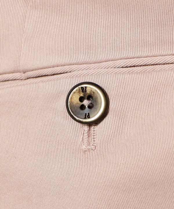 PT TORINO / NEW BERLIN コットン ストレッチ ノープリーツ スラックス