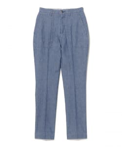 【別注】BARNSTORMER / コットンリネン シャンブレー ベイカーパンツ