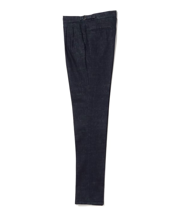 【別注】BRIGLIA 1949 / 2プリーツ サイドアジャスター デニムスラックス