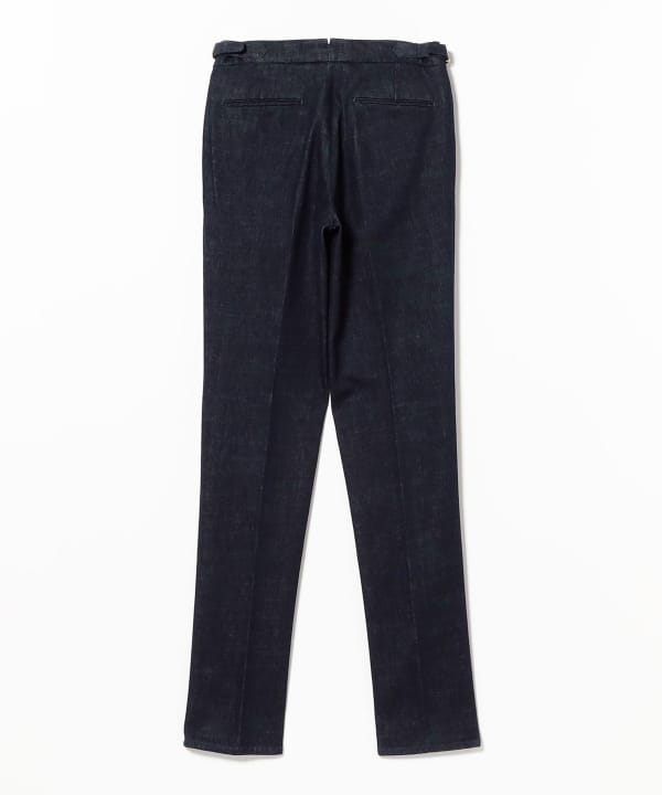 【別注】BRIGLIA 1949 / 2プリーツ サイドアジャスター デニムスラックス