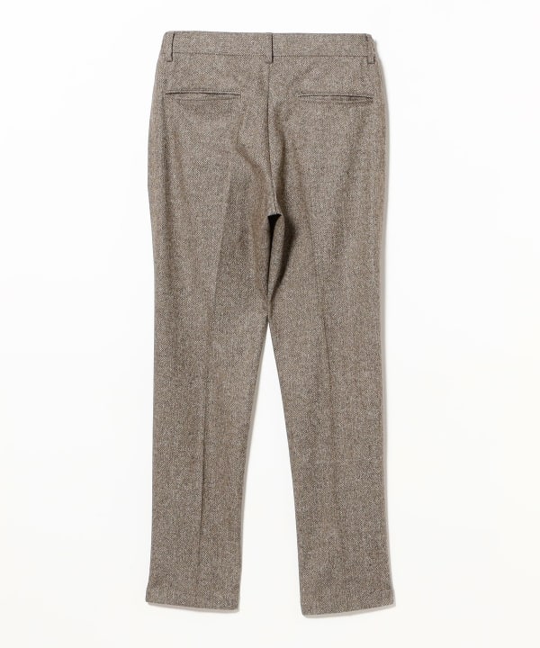 【別注】giabsarchivio / MASACCIO A2Y シルクネップ ツイーディッシュウール 1プリーツ ドローコード スラックス