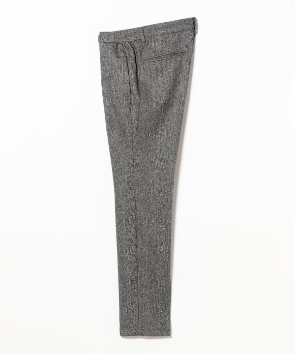 【別注】giabsarchivio / MASACCIO A2Y シルクネップ ツイーディッシュウール 1プリーツ ドローコード スラックス