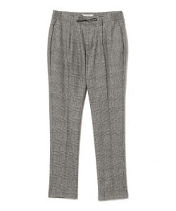 【別注】giabsarchivio / MASACCIO A2Y グレンチェック 1プリーツ ドローコード スラックス