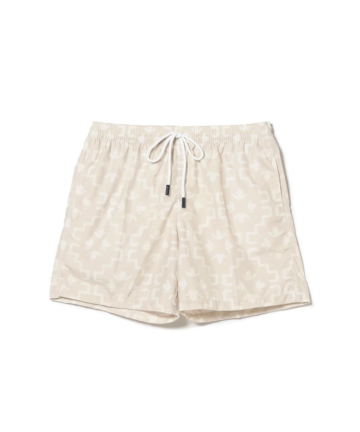 【別注】GRAN SASSO グランサッソ / ジオメトリック柄 スイムショーツ パンツ MEN BEIGE L 【別注】GRAN SASSO グランサッソ / ジオメトリック柄 スイムショーツ パンツ MEN BEIGE L