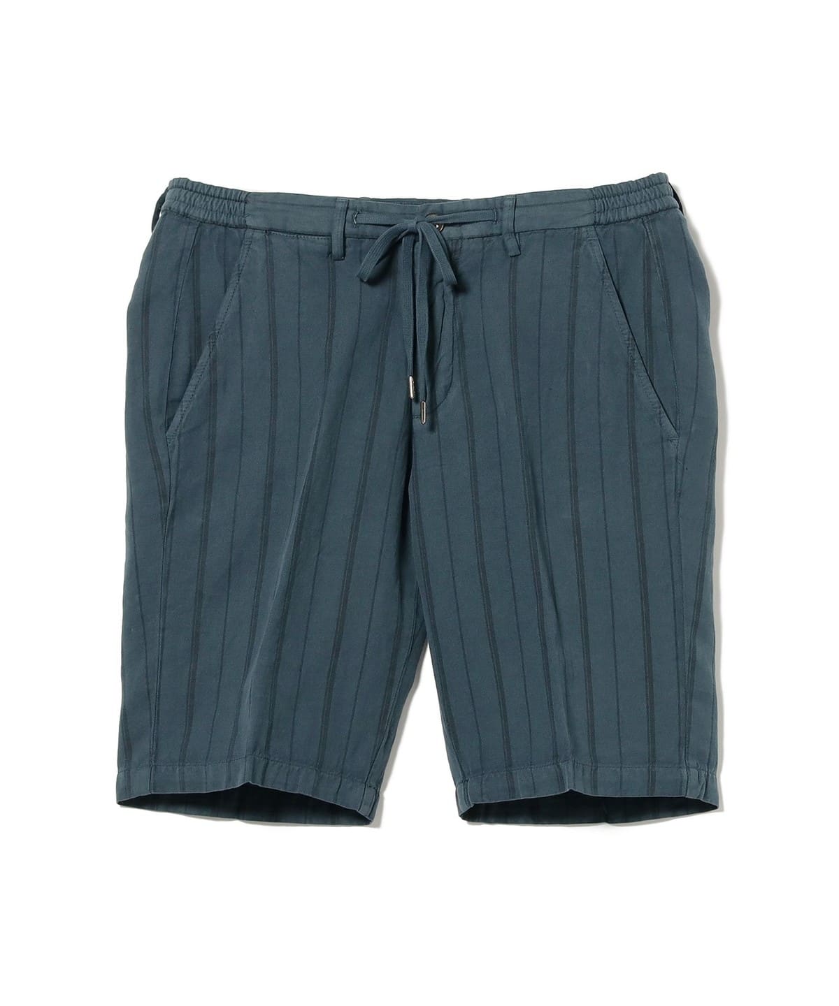 BRIGLIA 1949 ブリリア / リネンコットン オルタネイトストライプ 1プリーツ ショーツ パンツ MEN NAVY/91 42 BRIGLIA 1949 ブリリア / リネンコットン オルタネイトストライプ 1プリーツ ショーツ パンツ MEN NAVY/91 42