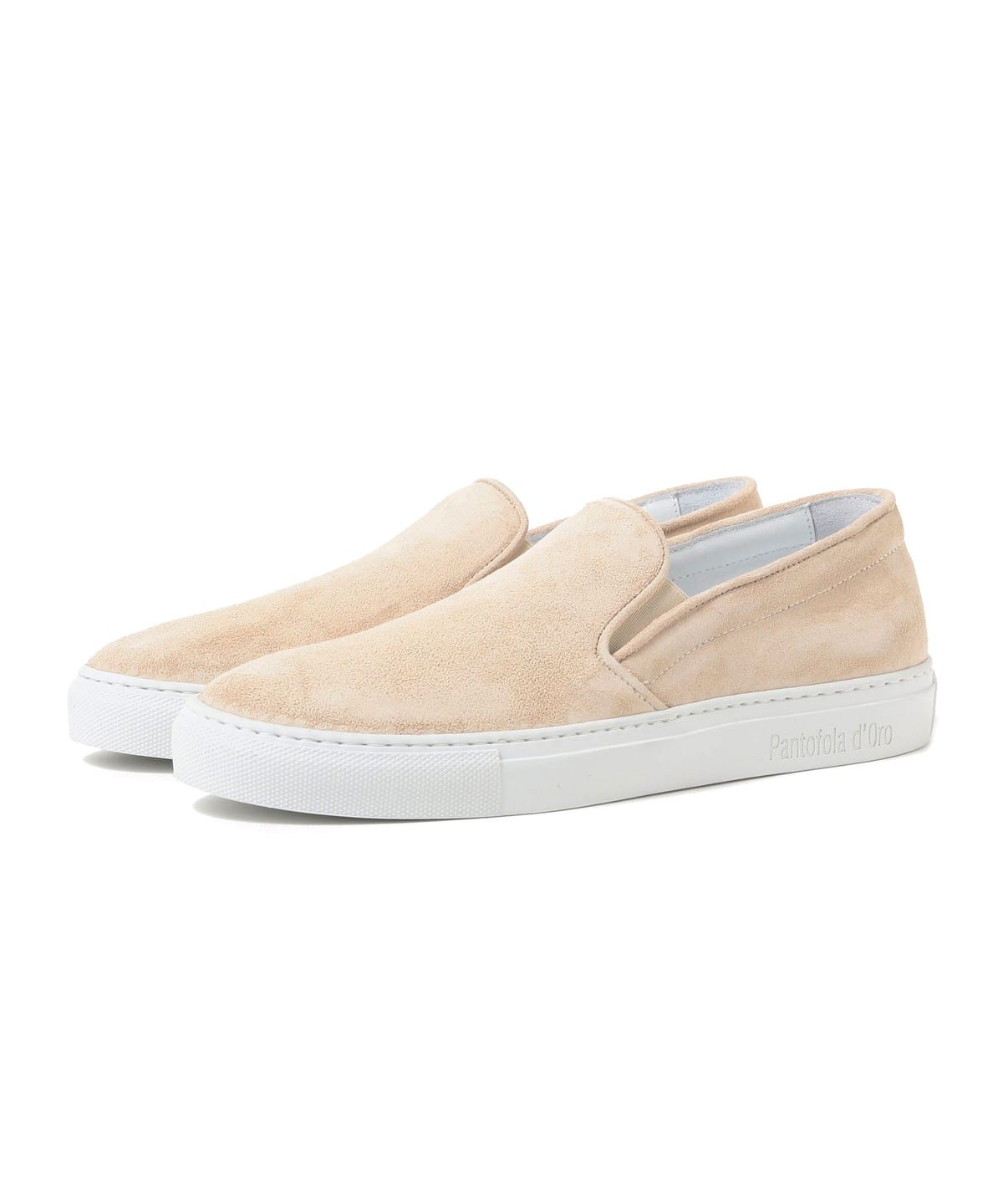 【別注】Pantofola d'Oro パントフォラドーロ / TOP SPIN スエード スリッポン シューズ MEN BEIGE 39 【別注】Pantofola d'Oro パントフォラドーロ / TOP SPIN スエード スリッポン シューズ MEN BEIGE 39