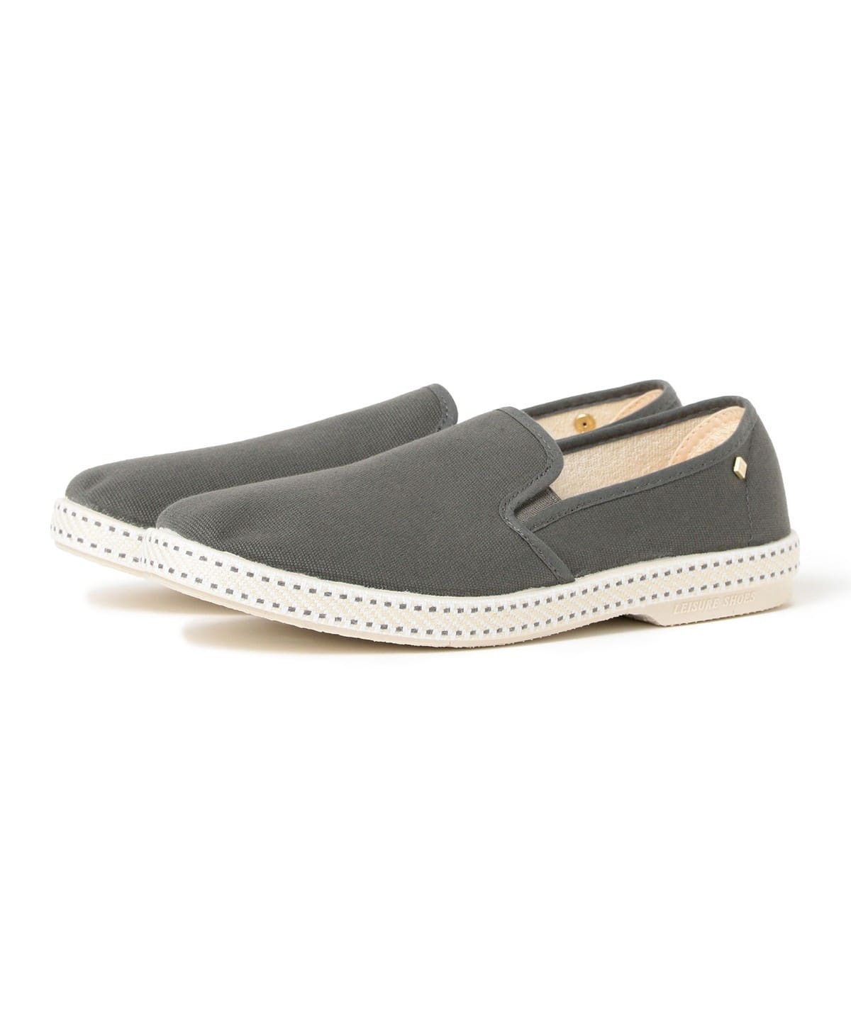 Rivieras リヴィエラ / キャンバス スリッポン シューズ シューズ MEN CHARCOAL. G 43 Rivieras リヴィエラ / キャンバス スリッポン シューズ シューズ MEN CHARCOAL. G 43