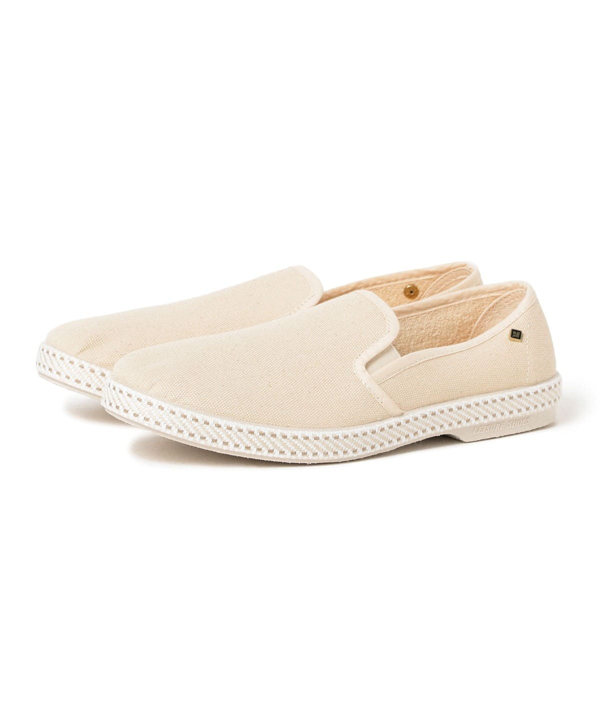 Rivieras リヴィエラ / キャンバス スリッポン シューズ シューズ MEN BEIGE 40 Rivieras リヴィエラ / キャンバス スリッポン シューズ シューズ MEN BEIGE 40