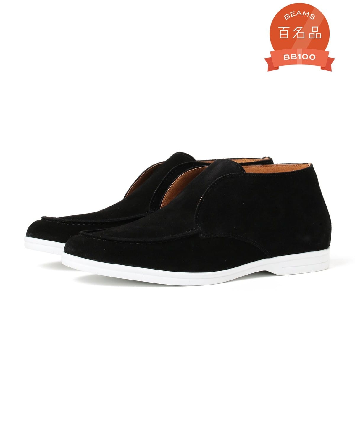 スエード ハイカット スニーカー シューズ MEN BLACK 41