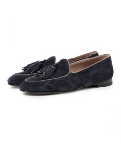 MANOLO BLAHNIK / LENNOX クロスタ バイカラー タッセルローファー