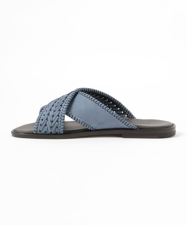 MANOLO BLAHNIK / TEX 皮革凉鞋
