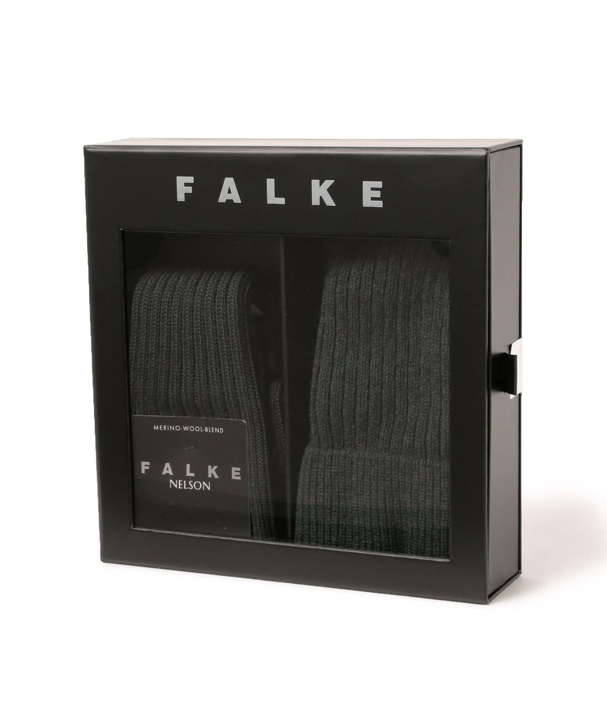 FALKE ファルケ / GIFT SET ウールソックス × ウールニットキャップ レッグウェア MEN FOREST/7474 ONE SIZE FALKE ファルケ / GIFT SET ウールソックス × ウールニットキャップ レッグウェア MEN FOREST/7474 ONE SIZE