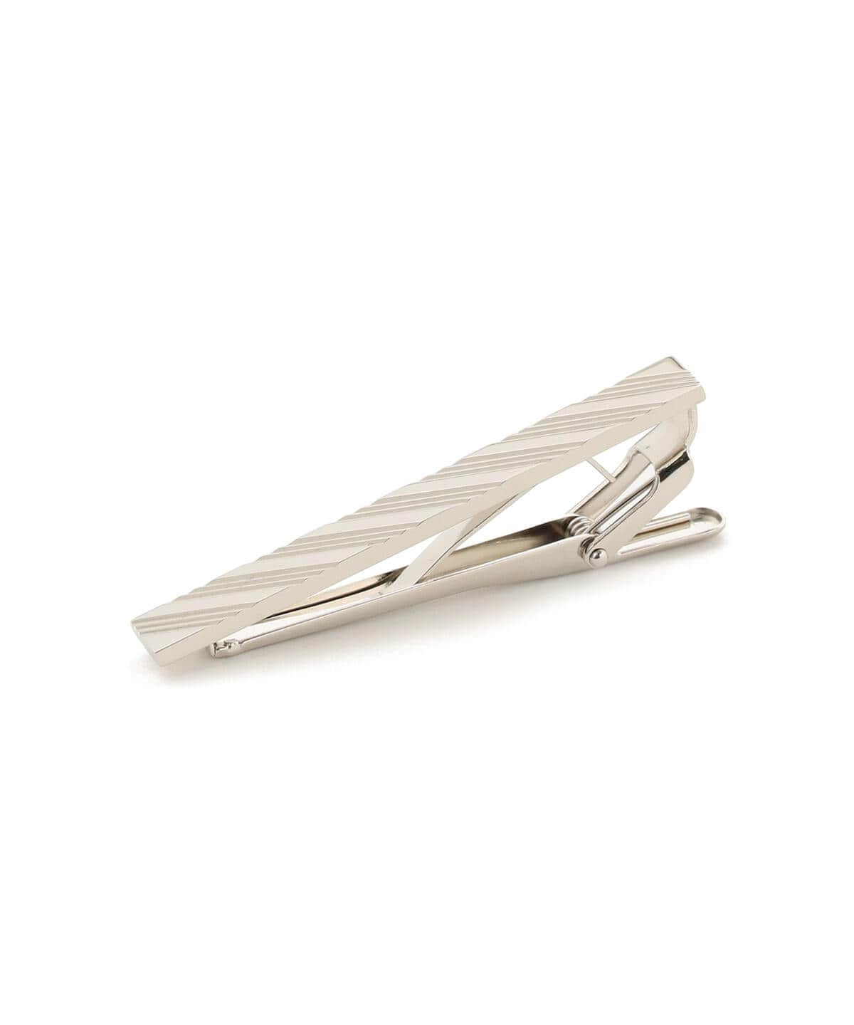 バイアス タイバー スーツ・ネクタイ MEN SILVER ONE SIZE バイアス タイバー スーツ・ネクタイ MEN SILVER ONE SIZE