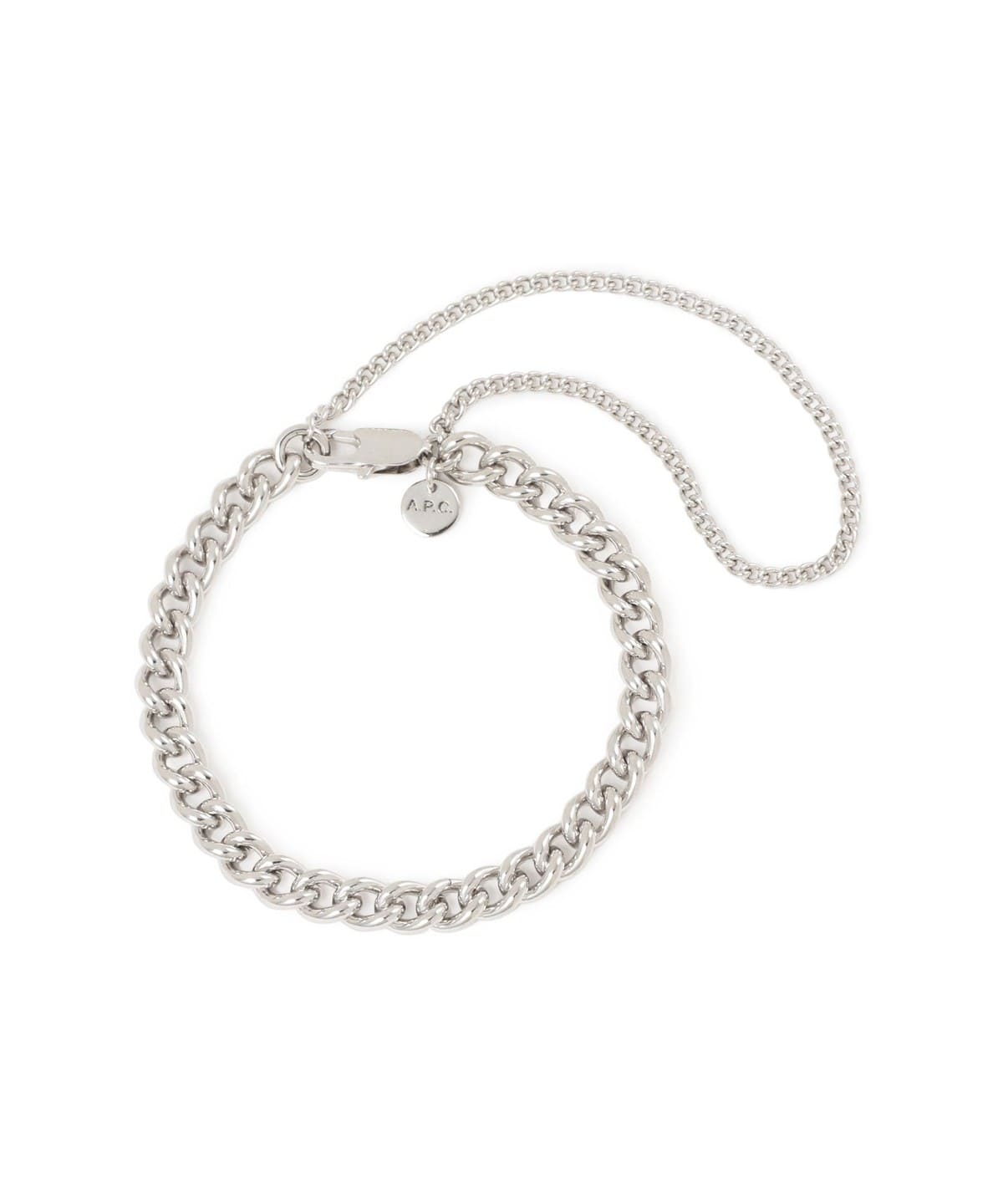 A. P.C / LOIS チェーンブレスレット アクセサリー MEN SILVER/12 ONE SIZE A. P.C / LOIS チェーンブレスレット アクセサリー MEN SILVER/12 ONE SIZE
